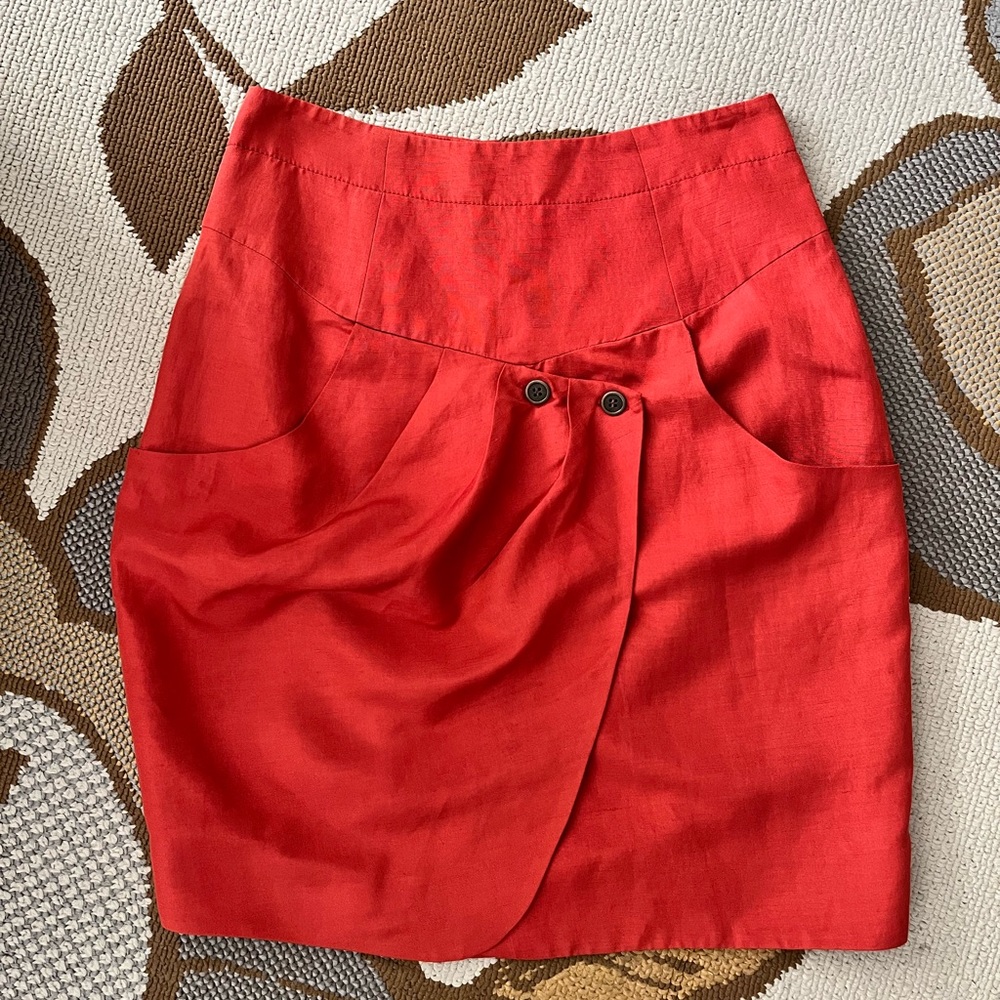 Jeffrey Monteiro Drape Pleat Skirt